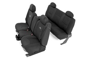 Chevrolet Silverado 1500 Classic Seat Covers - Front + Rear - Rough Country - Neoprene - 2007